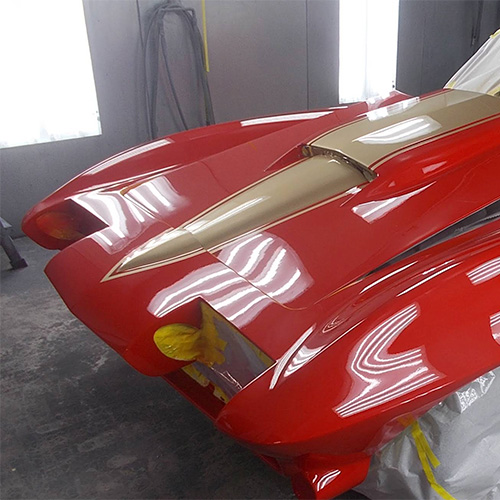 photo of a vehicle restoration